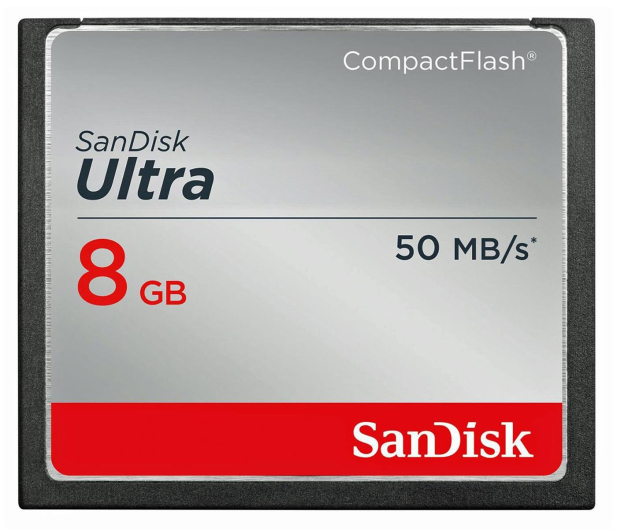 SANDISK Compact Flash 8GB SDCFHS-008G-G46 - 179802 - zdjęcie